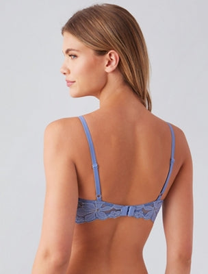 Wacoal Popular - Feeling Famous Wire Free Push Up Bra - Rose Smoke/White