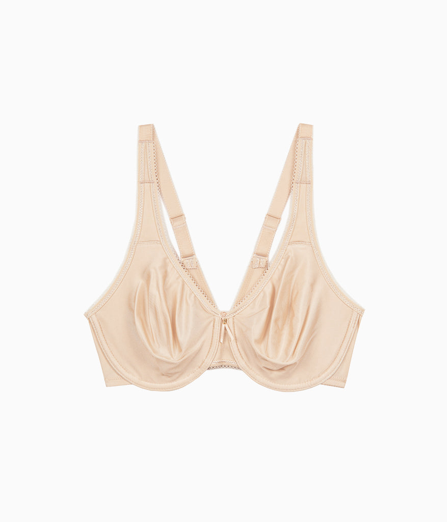 Wacoal Featured - Basic Beauty Full Figure Seamless Underwire Bra - Sand