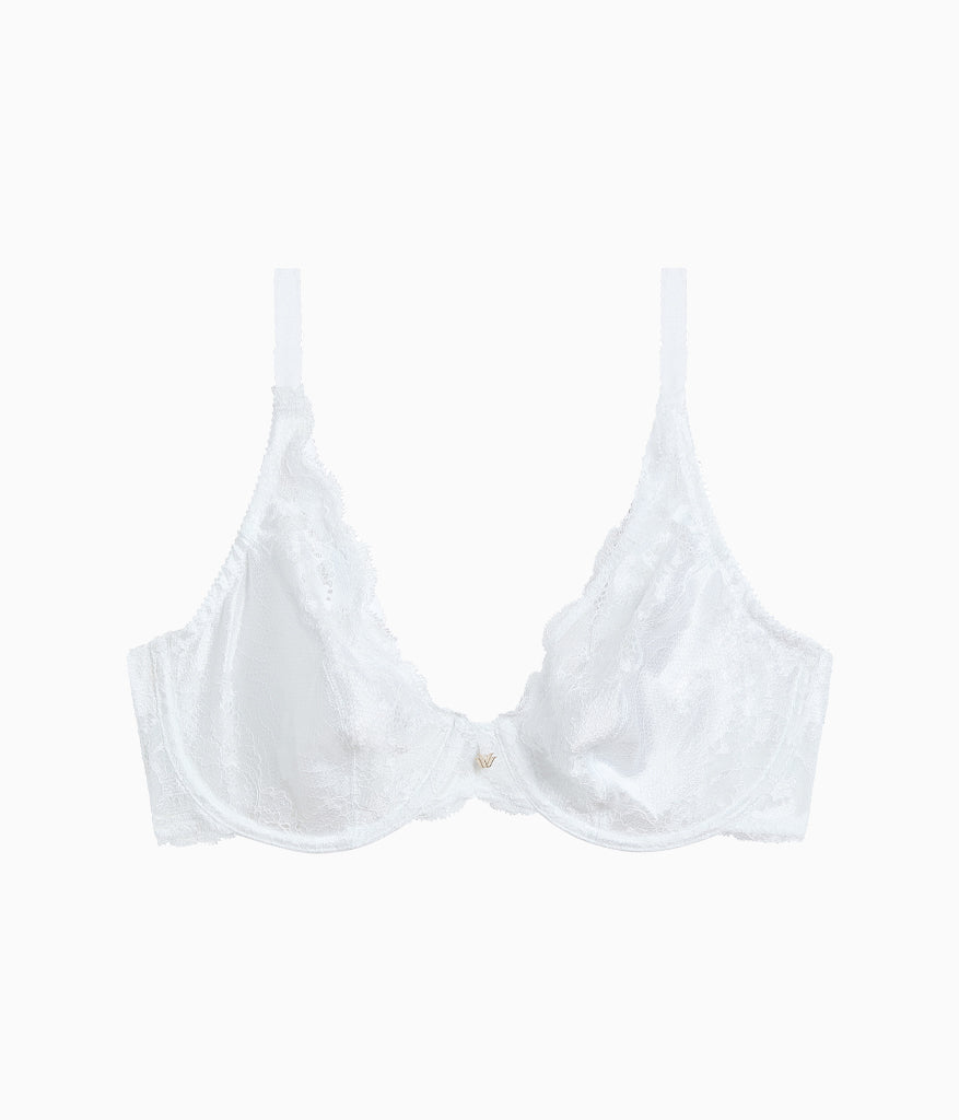 Wacoal Deals - Modern Affair Plunge Underwire Bra - White