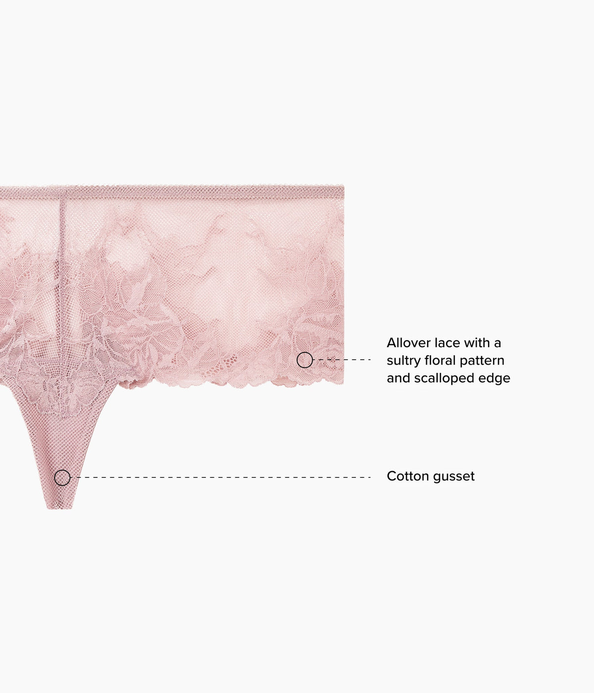 Wacoal Best Price - Vivid Attraction Tanga - Woodrose