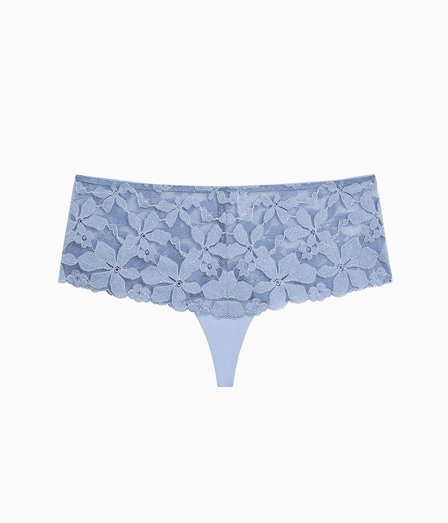 Wacoal Hot Sale - Feeling Famous Tanga - Country Blue/Bright White