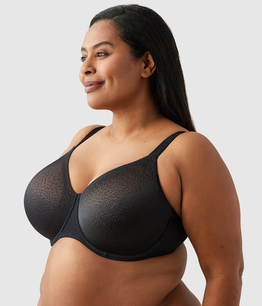 Wacoal Quality - Back Appeal® H-K Cup Underwire Bra - Black