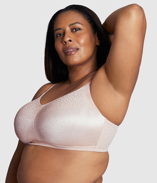 Wacoal Recommended - Back Appeal® H-K Cup Wire Free Bra - Rose Dust