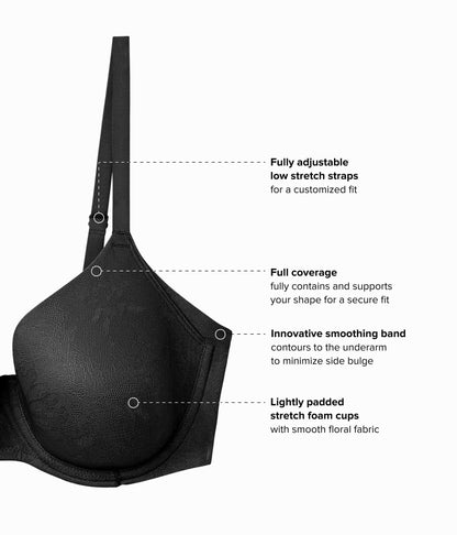 Wacoal Top Pick - Taking Sides T-Shirt Bra - Black