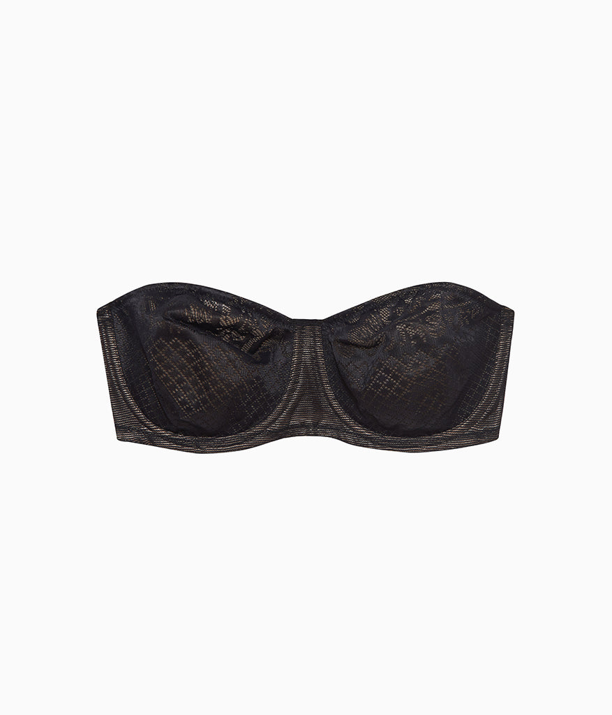 Wacoal Hot Sale - Visual Effects Strapless Minimizer Bra - Black