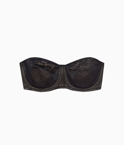 Wacoal Hot Sale - Visual Effects Strapless Minimizer Bra - Black
