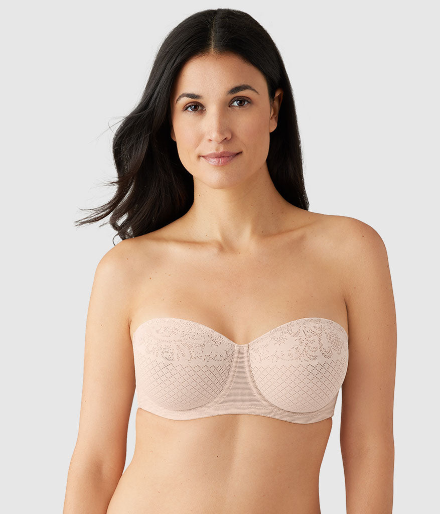 Wacoal Best Price - Visual Effects Strapless Minimizer Bra - Sand