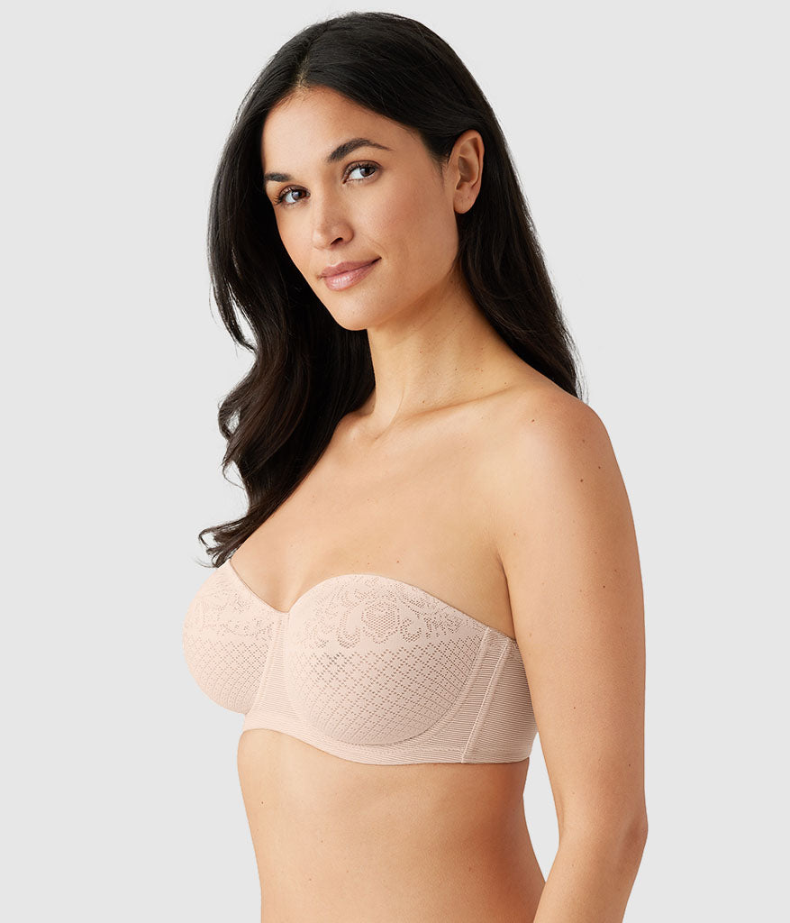 Wacoal Best Price - Visual Effects Strapless Minimizer Bra - Sand