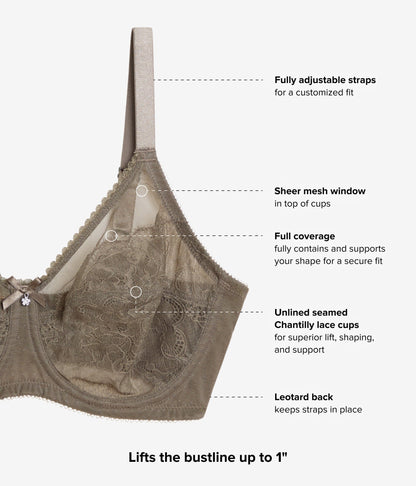 Wacoal Latest - Retro Chic Full Figure Underwire Bra - Bungee Cord