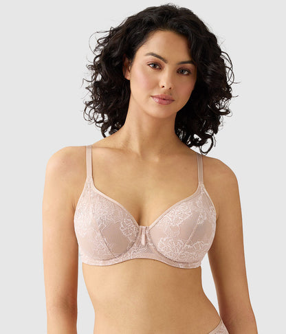 Wacoal Value - Full Bloom Underwire Bra - Rose Dust