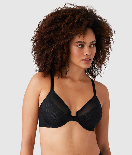 Wacoal Essential - Elevated Allure Front Close Underwire Bra - Black