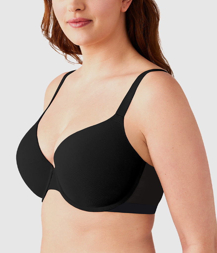 Wacoal Smart Buy - Shape Revelation® Shallow Top Underwire T-Shirt Bra - Black