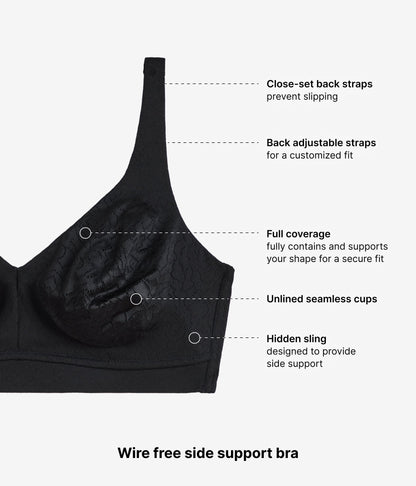Wacoal Customer Favorite - Inside Job™ Wire Free Bra - Black