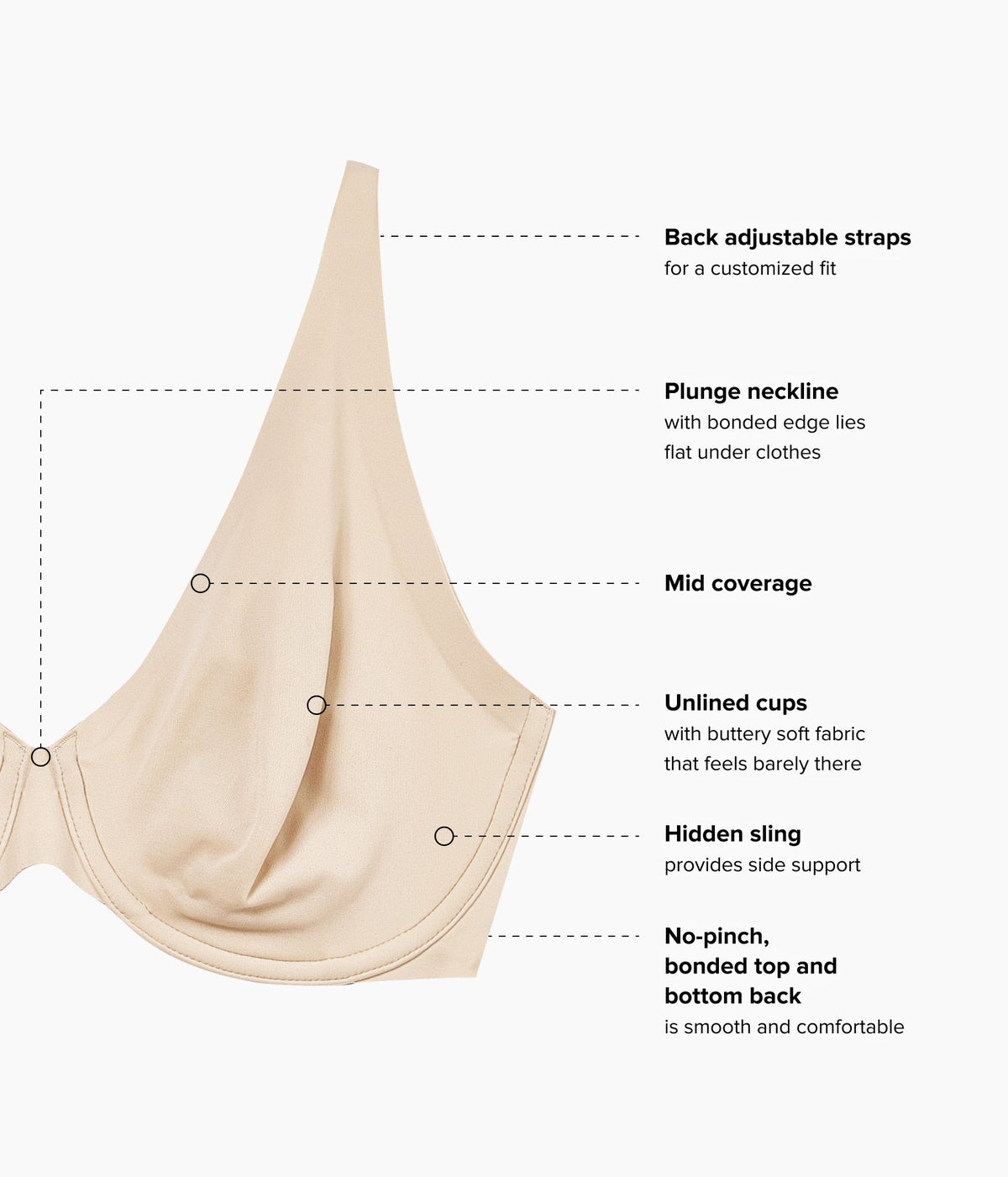 Wacoal Quality - Better Than Braless™ Underwire Bra - Sand