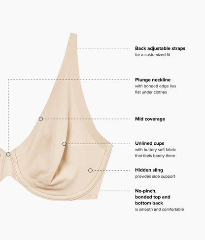 Wacoal Quality - Better Than Braless™ Underwire Bra - Sand