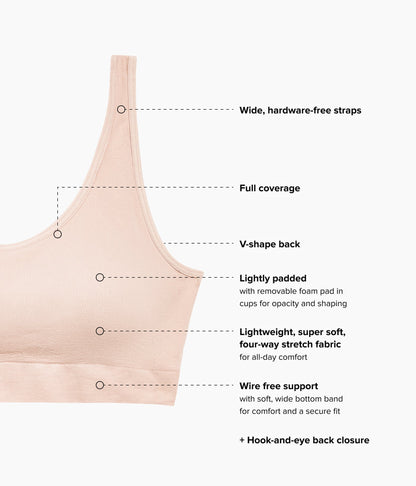 Wacoal Trending - Feeling Flexible Bralette - Rose Dust