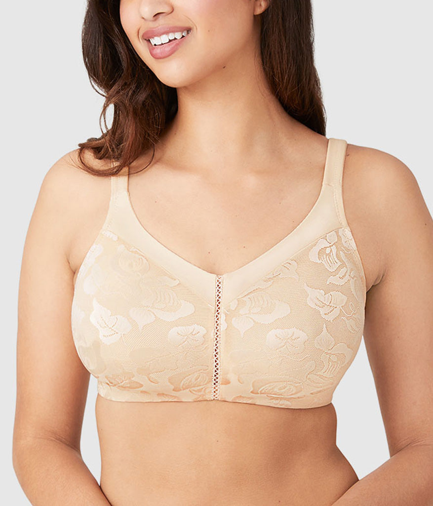 Wacoal Signature - Awareness Full Figure Seamless Wire Free Bra - Sand