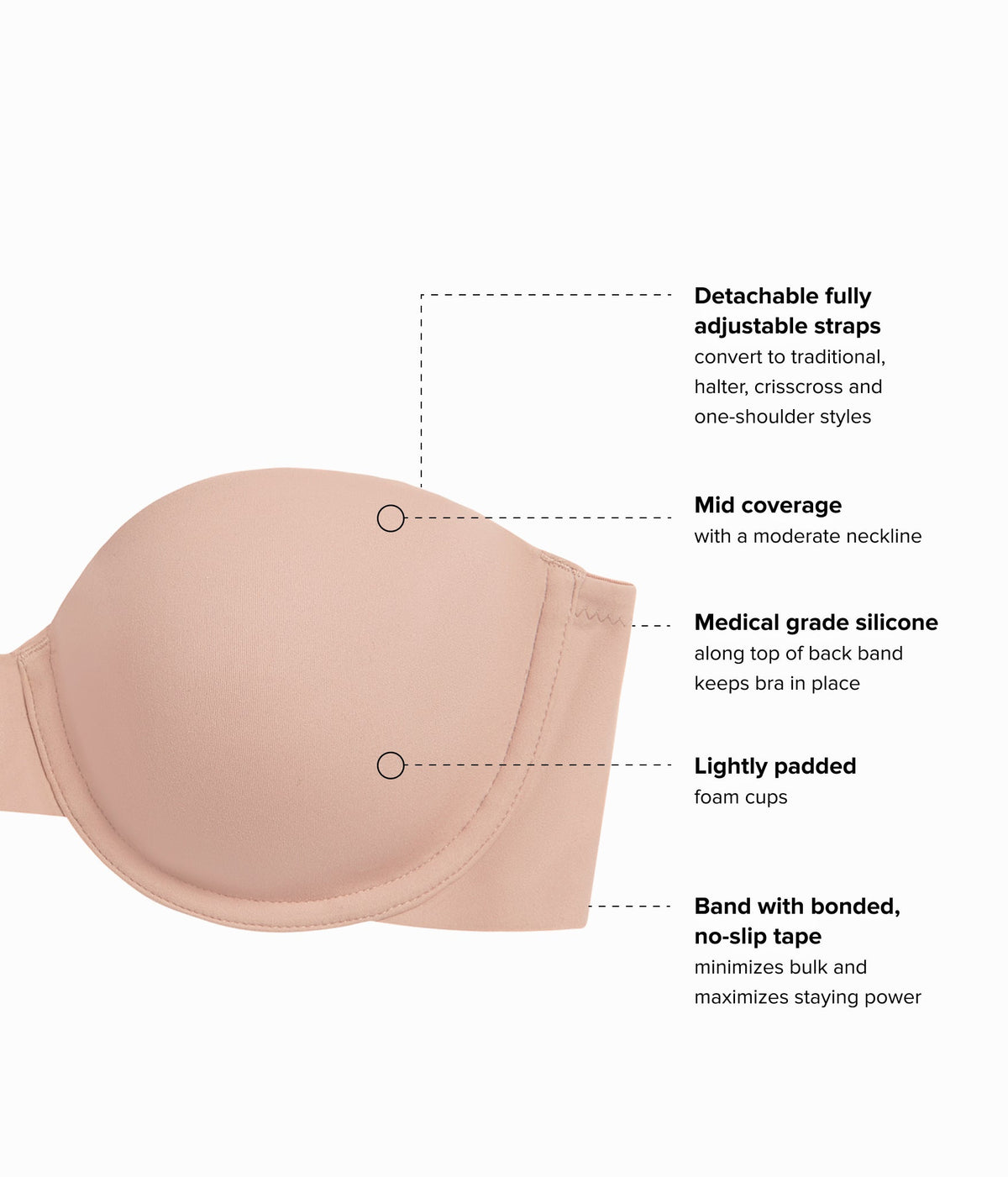 Wacoal Sale - Comfort First Strapless Bra - Roebuck
