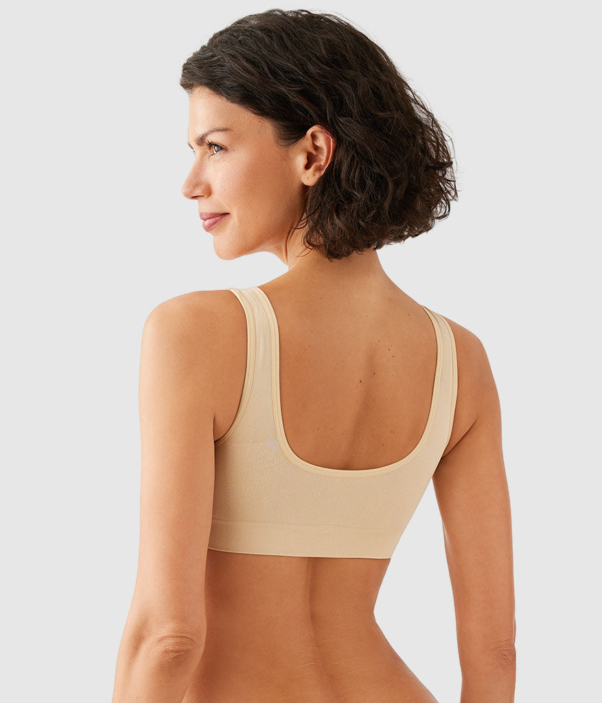 Wacoal Top Pick - B-Smooth® Front Close Bralette - Sand