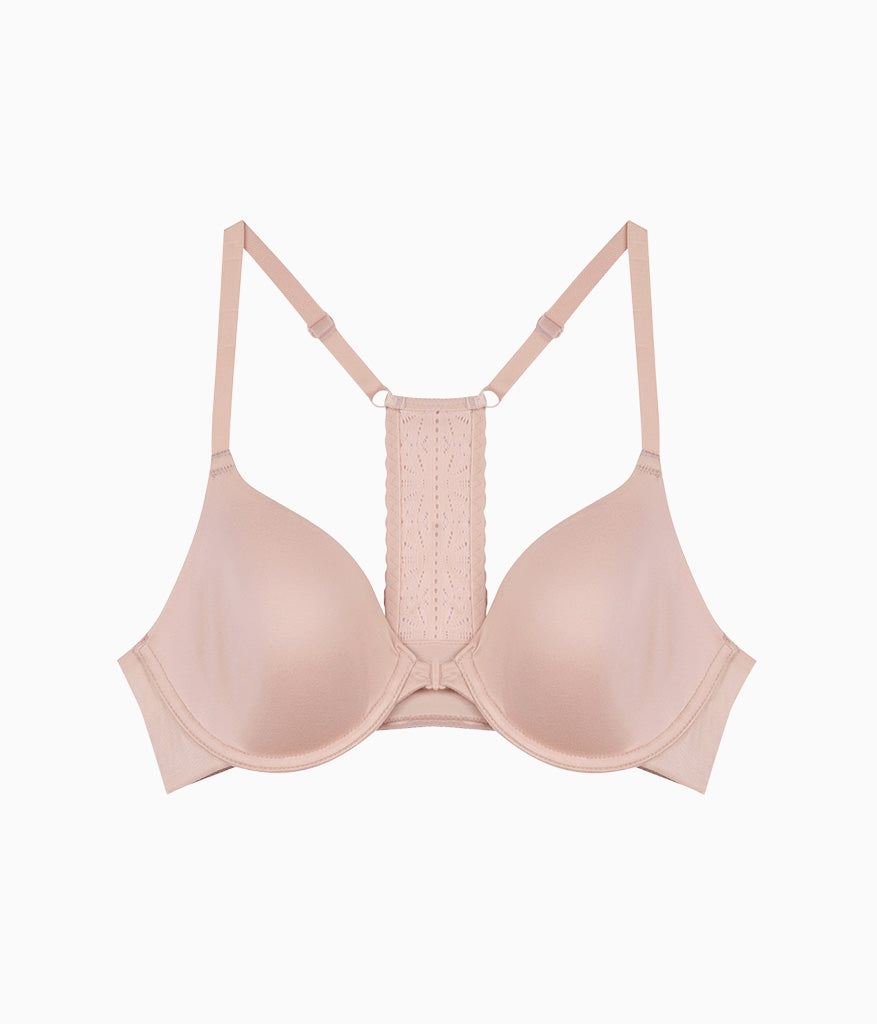 Wacoal Latest - Future Foundation Front Close Racerback Bra - Rose Smoke