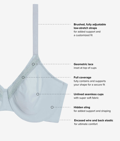 Wacoal Sale - Perfect Primer Full Figure Underwire Bra - Belgian Block