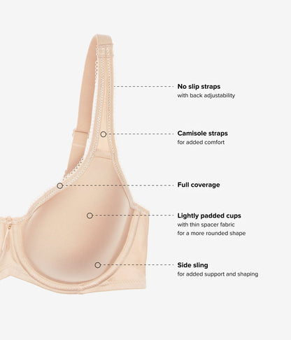Wacoal Best Price - Basic Beauty Spacer Underwire T-Shirt Bra - Sand