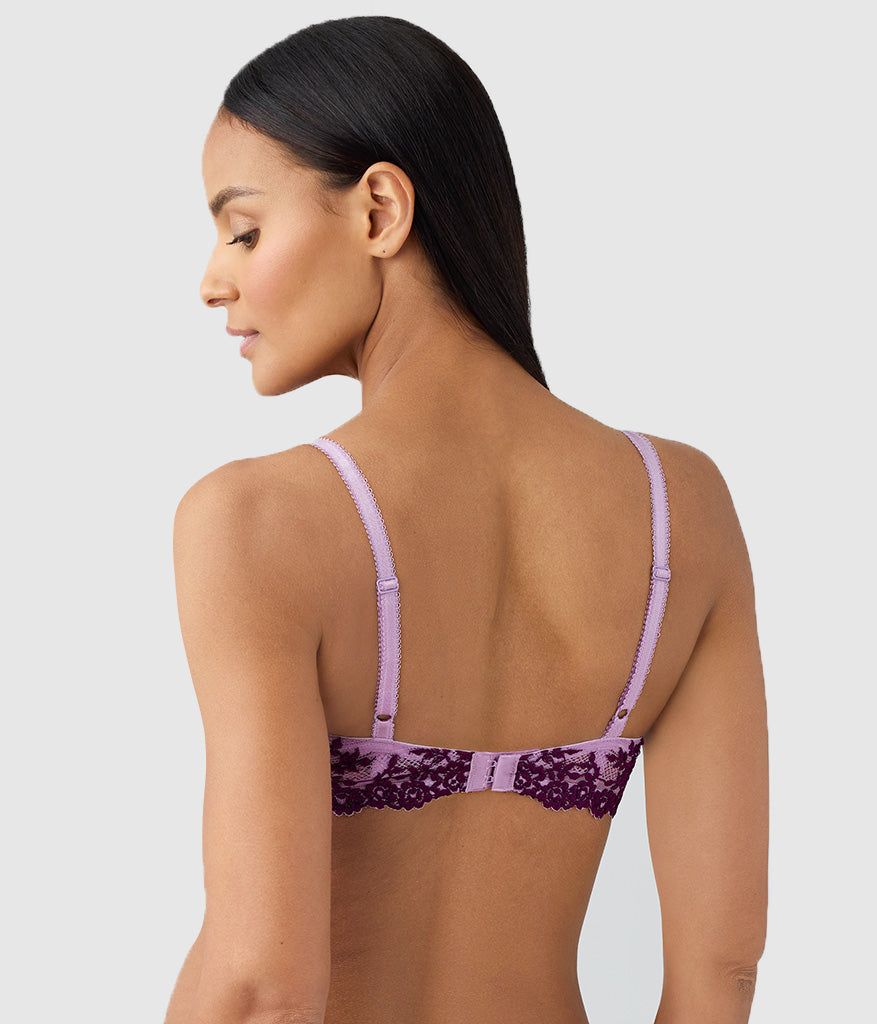 Wacoal Trending - Embrace Lace® T-Shirt Bra - Lavender Sage/Dark Purple