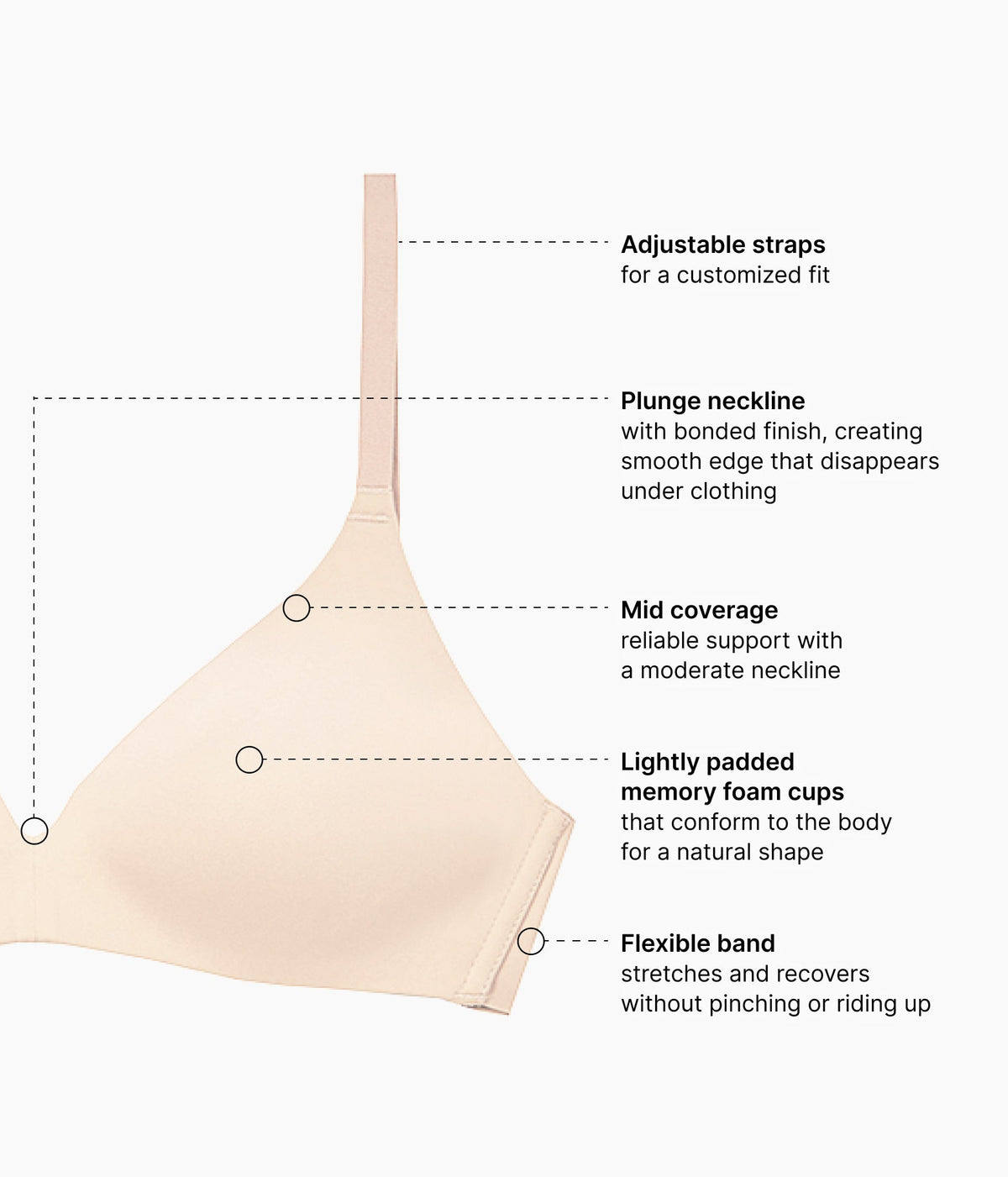 Wacoal New - Comfort First Wire Free T-Shirt Bra - Sand
