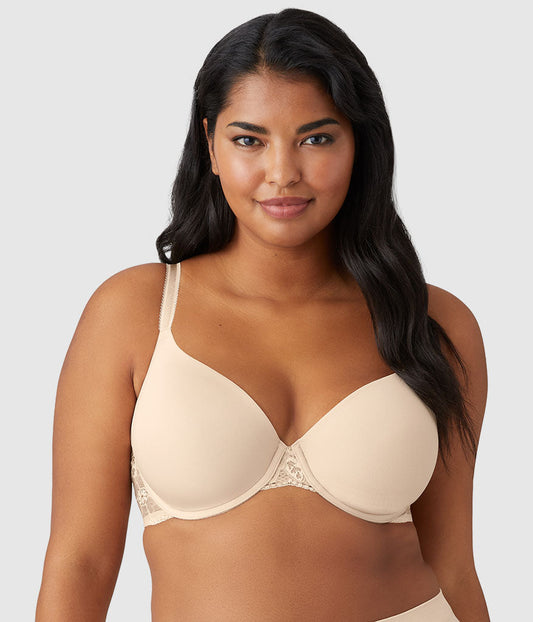 Wacoal Trending - French Garden Seamless Underwire T-Shirt Bra - Sand