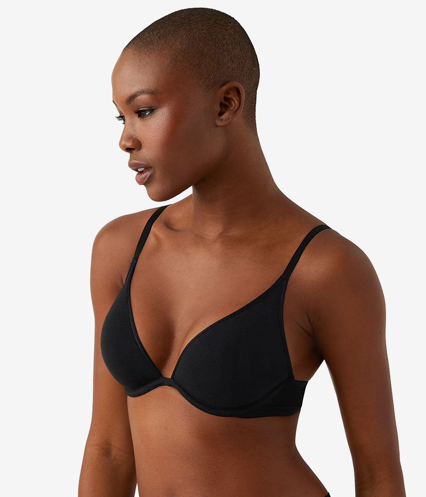 Wacoal Value - Cotton To A Tee Plunge T-Shirt Bra - Night