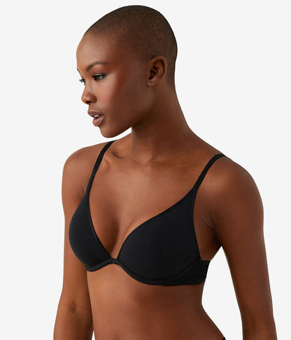 Wacoal Value - Cotton To A Tee Plunge T-Shirt Bra - Night