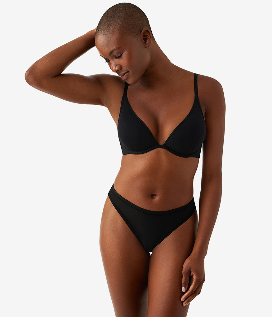 Wacoal Value - Cotton To A Tee Plunge T-Shirt Bra - Night