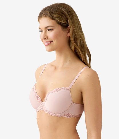 Wacoal Trending - Future Foundation with Lace T-Shirt Bra - Rose Smoke