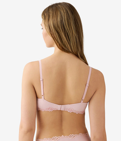 Wacoal Trending - Future Foundation with Lace T-Shirt Bra - Rose Smoke