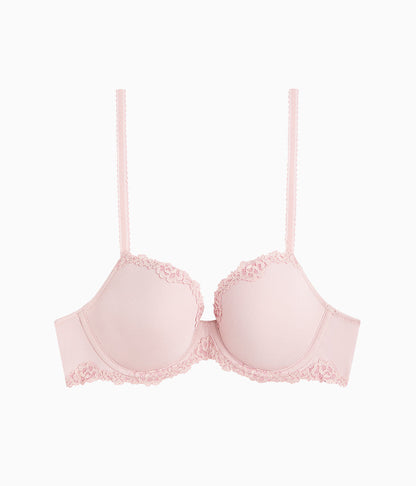 Wacoal Trending - Future Foundation with Lace T-Shirt Bra - Rose Smoke