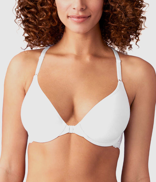 Wacoal Everyday - Inspired Eyelet Front Close T-Shirt Bra - White