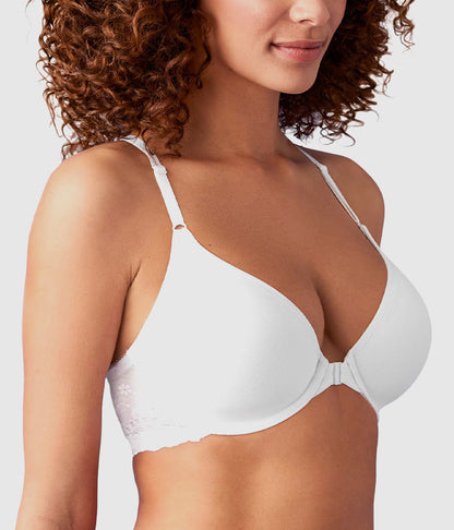 Wacoal Everyday - Inspired Eyelet Front Close T-Shirt Bra - White