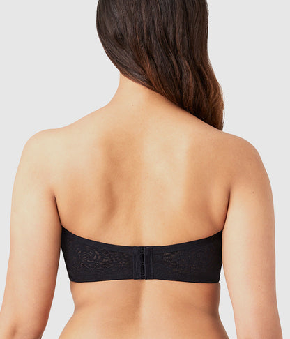 Wacoal Best Seller - Halo Lace Strapless Underwire Bra - Black