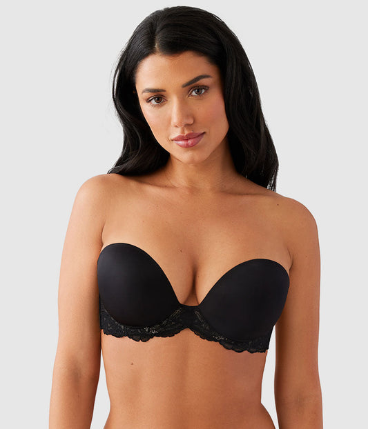 Wacoal Smart Buy - Self Assured Push Up Strapless Bra - Black