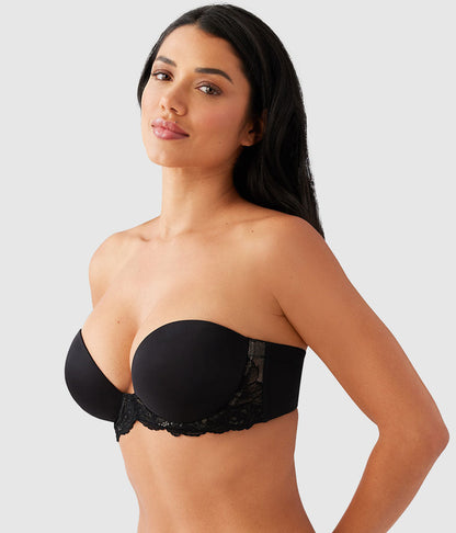 Wacoal Smart Buy - Self Assured Push Up Strapless Bra - Black