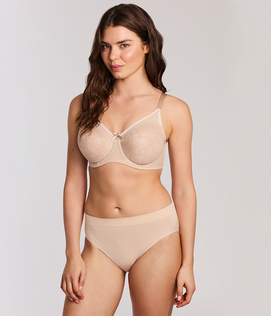Wacoal Classic - Retro Chic Full Figure Underwire Bra - Toast