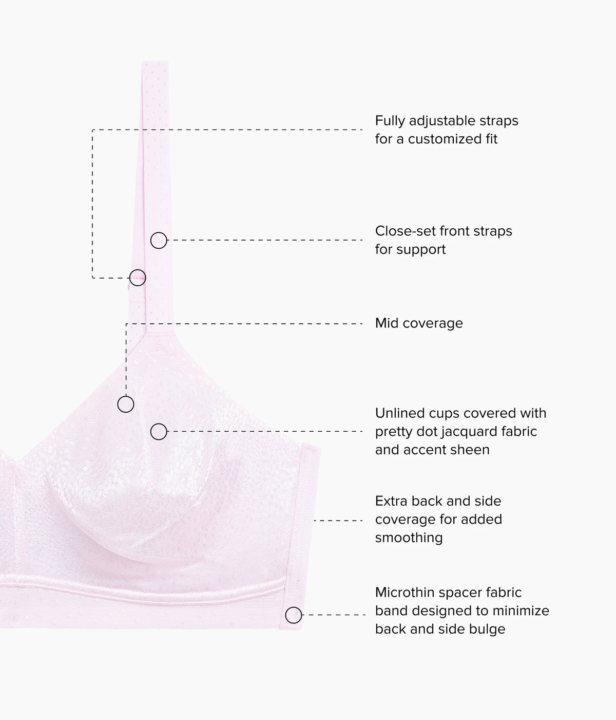 Wacoal Great Value - Back Appeal® Wire Free Bra - Cradle Pink