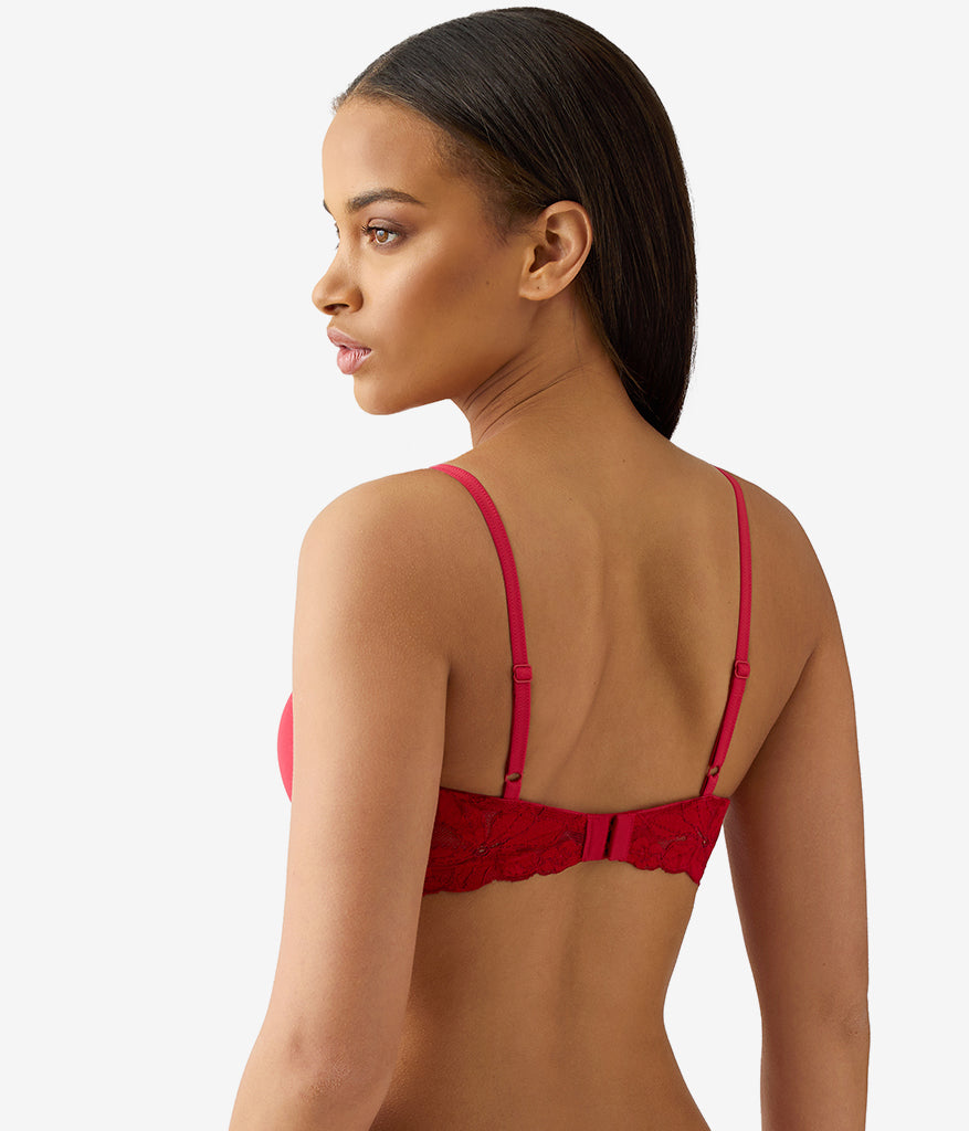 Wacoal Classic - Feeling Famous Wire Free Push Up Bra - Chili Pepper/Biking Red