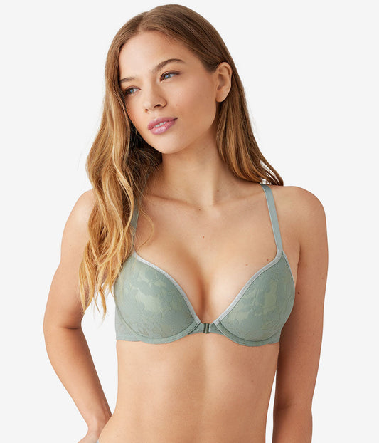 Wacoal Great Value - Shadow Scene Front Close Push Up Bra - Shadow