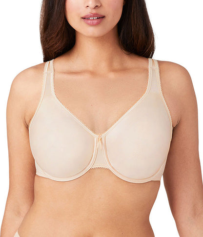 Wacoal Featured - Basic Beauty Full Figure Seamless Underwire Bra - Sand