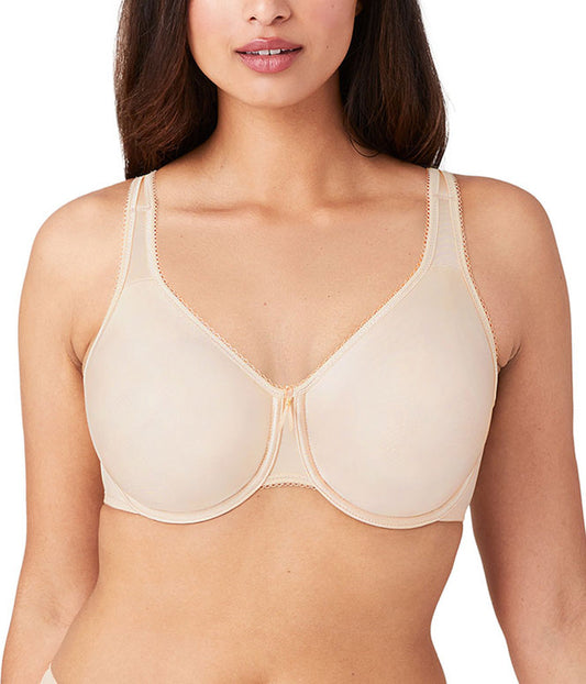 Wacoal Featured - Basic Beauty Full Figure Seamless Underwire Bra - Sand