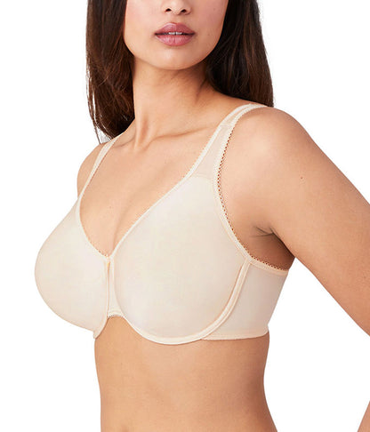 Wacoal Featured - Basic Beauty Full Figure Seamless Underwire Bra - Sand