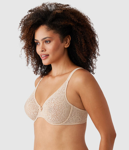 Wacoal Exclusive - Halo Lace Underwire Bra - Sand