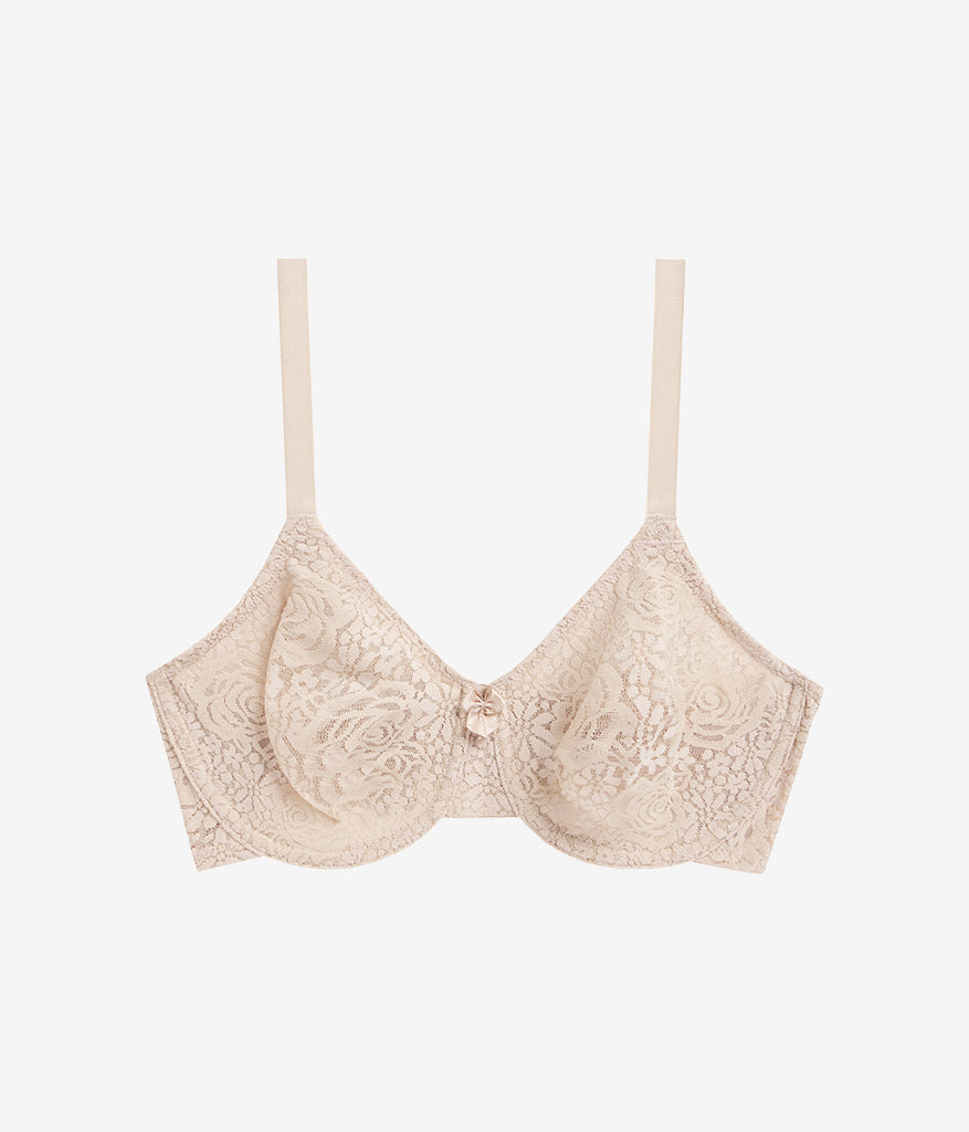 Wacoal Exclusive - Halo Lace Underwire Bra - Sand