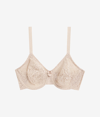Wacoal Exclusive - Halo Lace Underwire Bra - Sand